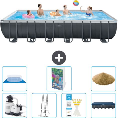 Intex Piscina Ultra XTR Rettangolare - 732x366x132 cm - 8-pezzi S680 (1/3)