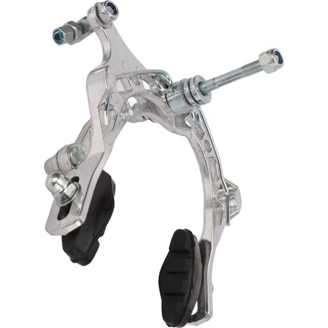 Étrier de frein de vélo en alliage d'aluminium haute résistance, stable et durable, accessoire pour vélo, moto et VTT, argent (1/5)