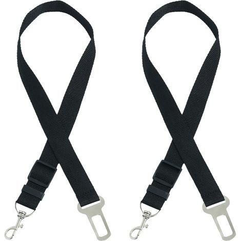2 Pièces Ceinture Chien Voiture,Harnais Laisse de Sécurité Chat Securite Chiens Accessoires Attache Rallonge Transport en Accessoire Animaux Attacher,pour Chats Les Laisee et Chiot Compagnie Laisses (1/5)