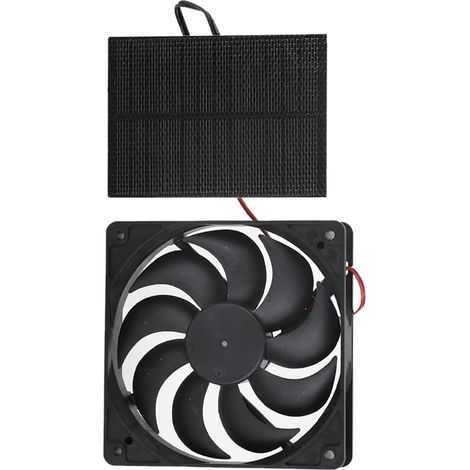 Restez au Frais et avec Le Kit de Ventilateur de Panneau Solaire économe en énergie Kit de Ventilateur de Panneau Solaire 3W Kit de Ventilateur de Panneau Solaire Kit de (1/5)