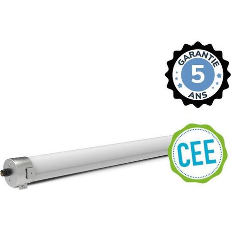 Tubulaire LED Intégrées Détecteur HF Opale Traversant 35W 5250 lm 4000K - Garantie 5 ans Miidex Lighting® (1/5)