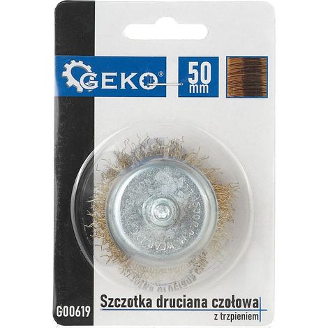 Brosse avant en fil de laiton 50 mm avec ergot (100) (1/2)