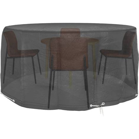 vidaXL Copertura Mobili da Giardino con 10 Occhielli Ø230x90cm