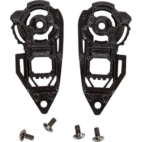 1 paire de visières de casque de moto avec plaque de base pour AIS 607 de rechange (1/5)