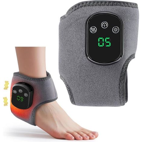 Masseur Pied, Masseurs Électriques Portables Massage Pieds, Vibrations Multi-niveaux et Mode Combiné, Massage Thermique, (1 PC) (1/5)