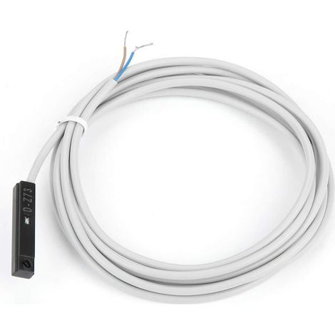 Zylindrischer Magnet-Reed-Sensor Pneumatik D-Z73, 10W, rote LED, Kolbenstand-Erkennung für Pneumatikzylinder (1/5)