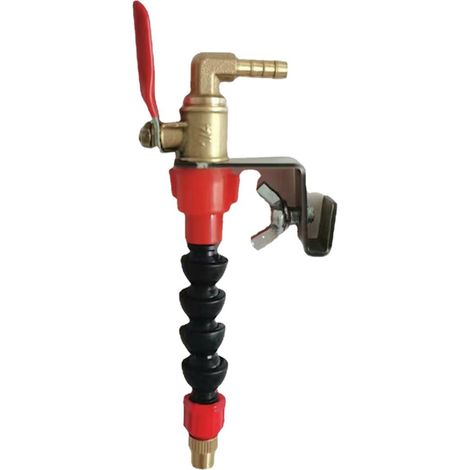 Pulvérisateur d'eau en acier inoxydable pour le dépoussiérage, machine de découpe de solvants, adapté aux outils de décapage à grande vitesse. (1/5)