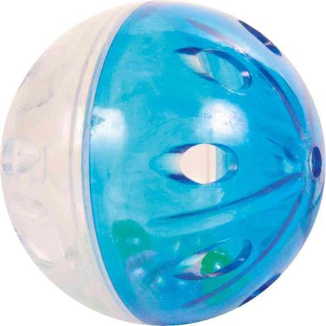 Trixie Boules en plastique transparent avec hochet 4,5 cm 4 pièces [TX-4166] (1/4)
