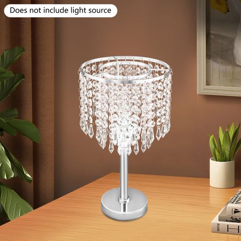 YISSALE – Lampe de table en verre avec interrupteur à bouton-poussoir - Lampe de chevet polyvalente pour salon, chambre, bureau, café, hôtel et décoration intérieure (1/5)