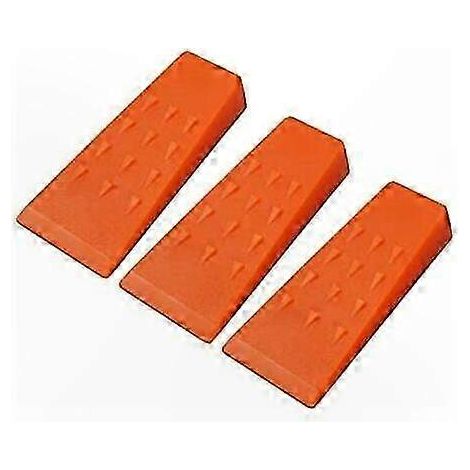 Coins d'abattage forestier en plastique ABS, 140 mm, lot de 3 (1/5)