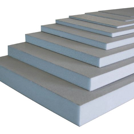 U-Tile – Panneau de construction à carreler 250 cm x 60 cm x 12,5 mm – Léger et résistant – Conductivité thermique 0.032 – Résistance à la compression 3 tonnes/m²