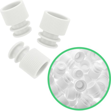 Bouchon d'expansion en plastique pour tubes à essai, blanc, 16 mm, 50 pièces. (1/3)
