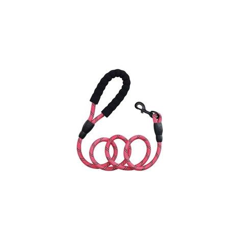 Laisse pour animaux de compagnie, acier, rose (1/5)