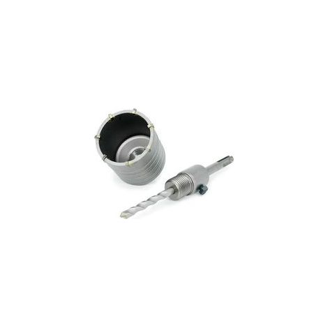 68-mm-Lochsäge für Beton und Mauerwerk – 110-mm-SDS-Plus-Adapter – 8x110-mm-Pilotbohrer – Sauberer Schnitt ohne Überhitzung (1/5)