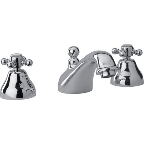 Mélangeur lavabo 3 trous PAINI Tiffany Chromé