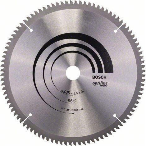 Bosch PRO Wood Kreissägeblatt, 305 x 2,5 x 30 mm, T96