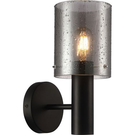 Italux Sardo Rain Applique murale noire