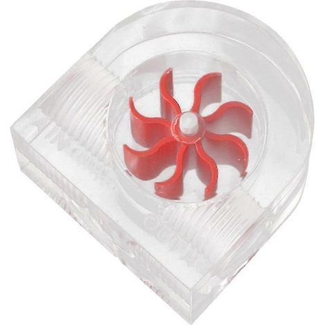 PM2A Halbkreisförmiger Wasserdurchflussmesser für Computerkühlung-Red (1/5)