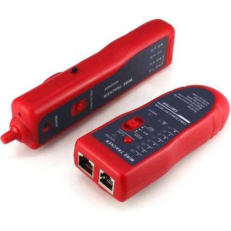 UT682D Testeur de ligne de détection de toner pour câbles téléphoniques, câbles réseau Ethernet LAN, détecteur de ligne d'étalonnage (UT682D) (1/3)