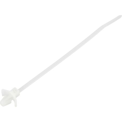 TRU COMPONENTS TC-13030672 TC-WM-110-2.5-N Kabelbinder 110 mm 2.5 mm Natur mit Flügelverschluss, che (1/3)