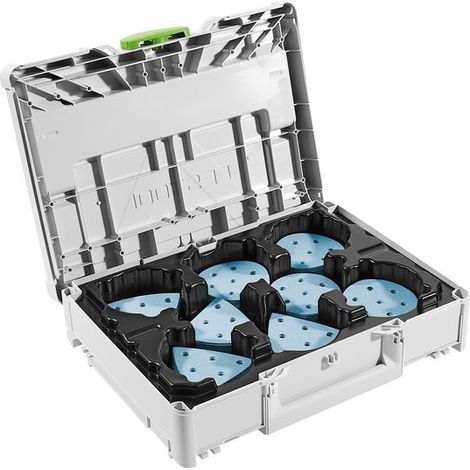 Festool Schleifmittel-Systainer³ SYS-STF D90/V93 GR-Set Granat (1/10)