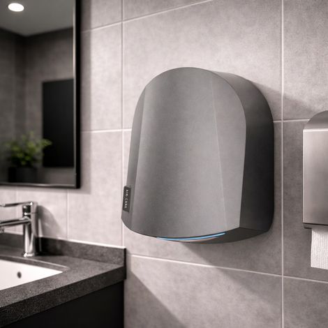 Sèche-Mains Saturn 1400W ABS avec Capteur  Gris