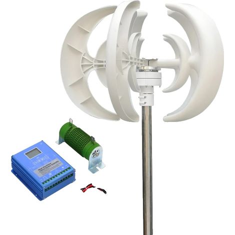 Generador de turbina eólica, potencia de salida de 3000 W, controlador MPPT gratuito, con control híbrido, 3000 W-f, 12 V-b (1/2)