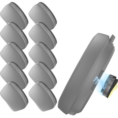 5 Pairs Replacement Metal Plates Compatible with NO2 and NO2/NO1, Parking Disc Holder and Flash Alarm, 10 Pads (1/5)