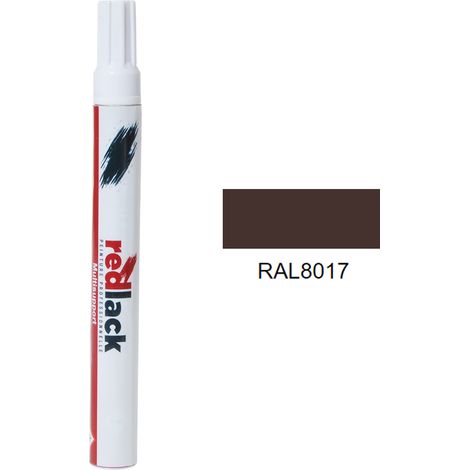 Feltro Vernice per ritocchi 8 ml – RAL 8017 – Marrone cioccolato – opaca – multisupporto – Redlack