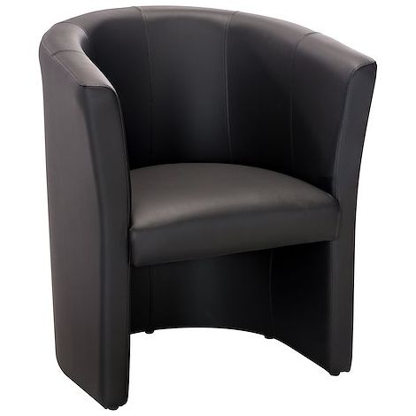 Fauteuil Premium 1 place - Simili cuir noir - Maxiburo (1/4)