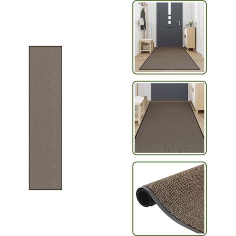 Paillasson marron 115x500 cm - Paillasson - Paillasson De Porte - Paillasson De Bienvenue - Paillasson De Porte Extérieur (1/5)