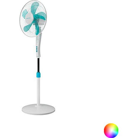 Cecotec Ventilador de Pie con Mando a Distancia y Temporizador EnergySilence 530 Power Connected White. 50 W, 5 Aspas de 40 cm (1/2)
