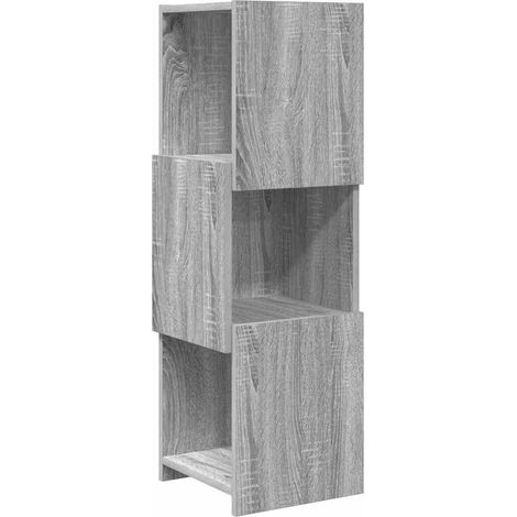 Maison Exclusive - Mobile angolare Grigio Sonoma 30,5x30x95cm Legno multistrato