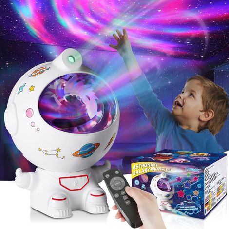 Lampe sensorielle pour enfants autistes, projecteur veilleuse galaxie astronaute pour chambre à coucher, luminosité réglable et programmable, aide au sommeil pour les personnes atteintes de TDAH, cade (1/5)