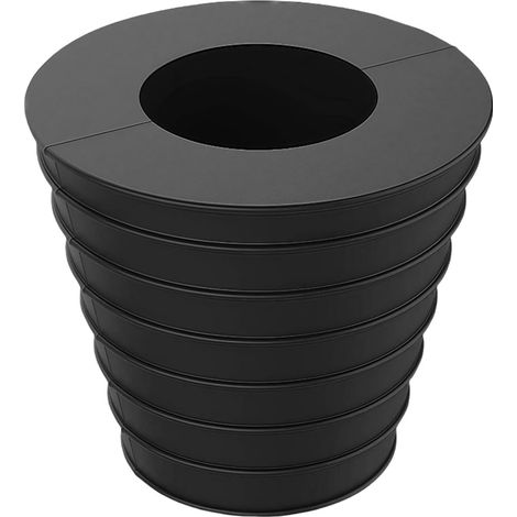 Anneau conique noir pour parasol de table de patio - Pour extérieur, jardin, magasin, terrasse, cour (1/5)