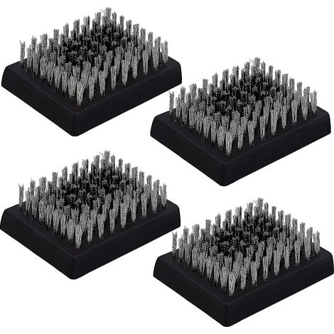 Set mit 4 Ersatzköpfen für Grillbürsten, Reinigungsbürstenköpfe ohne Metallborsten, kompatibel mit den meisten Grillbürsten, bester Grillreiniger. (1/5)