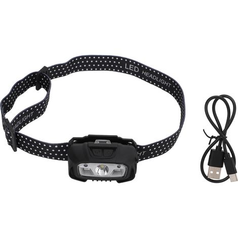 Lot XPG Lampe Frontale LED Forte Lumière avec Capteur, pour Camping Pêche avec Lumière Rouge (1/5)