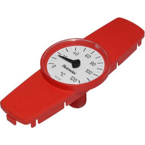 IMI Heimeier Thermometer für Globo H zum Nachrüsten bei DN 40, 50, Rot