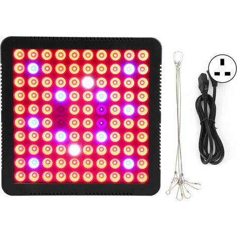 300W 100LED-Chips Pflanzenlampe Vollspektrum LED-Panel Pflanzenlampe 85264VUK-Stecker (1/5)