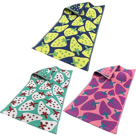 3-teiliges Baumwollwaschlappen-Set