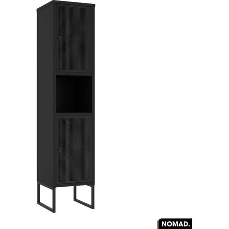 Colonne de salle de bain  NOMAD  NOIR  30 x 170 x 38 cm (1/4)