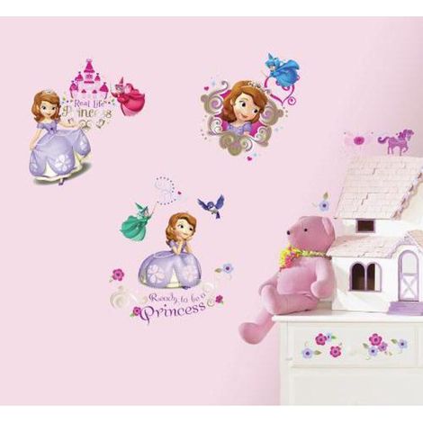 DISNEY PRINCESSE SOFIA - Stickers repositionnables géants princesse Sofia, Disney (1/3)