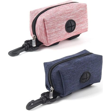 2 pièces Healwe Healwe support de sac de caca de chien, support de sac de caca, distributeur de sac de caca de chien (1/5)