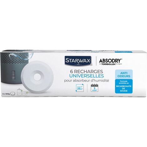 STARWAX Pack de 6 Tablettes Absodry (1/5)