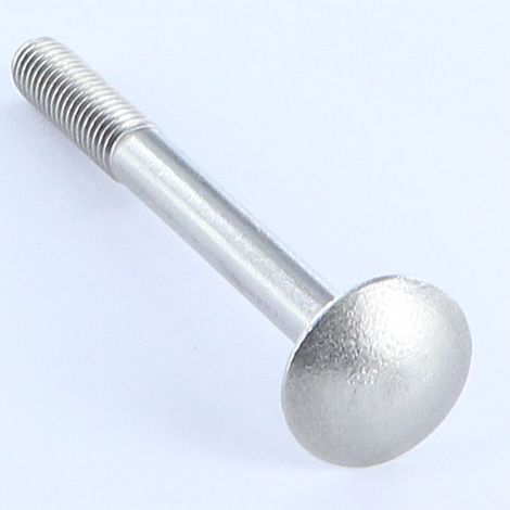 TRCC JAPY tête ronde collet carré M5X45 Filetage partiel Acier zingué-10 pièces