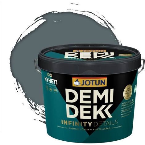 JOTUN - Peinture Bois, Lasure Opaque Satinée - RAL 7031 - Gris Bleu - 3L (1/2)