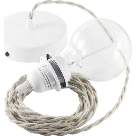 Lampe suspension Creative Cables tc43 câble 50 cm cuivre (1/3)