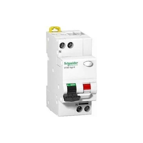 Schneider A9N21209 Differential circuit breaker DT40K 1P+N 20A curve C