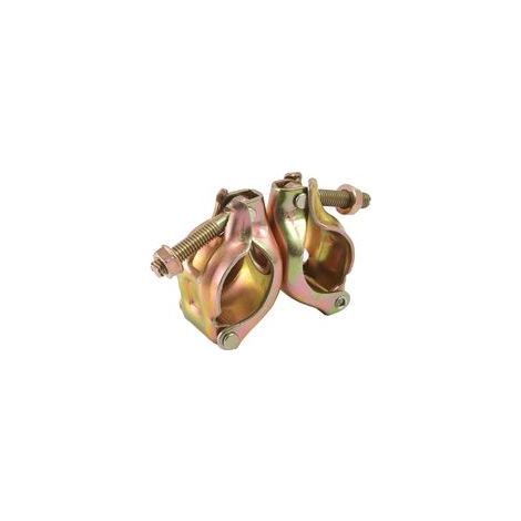 Accouplement d'échafaudage coupleur d'échafaudage pinces d'échafaudage 48 x 48 mm avec écrou à collerette pince d'échafaudage 360° pour la fixation des tiges d'ancrage d'échafaudage (360°) (1/5)
