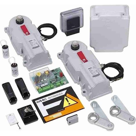 Faac Kit Power 24 V Safe für die Automatisierung unterirdischer Drehtore